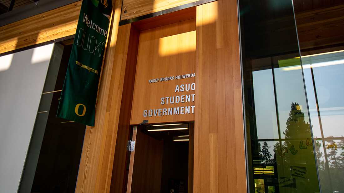 The ASUO offices, normally busy, are empty due to precauctions being taken to avoid the spread of COVID-19. Because the ASUO student government is operating remotely due to the COVID-19 pandemic, the offices will remain empty throughout fall term. (Will Geschke/Emerald)