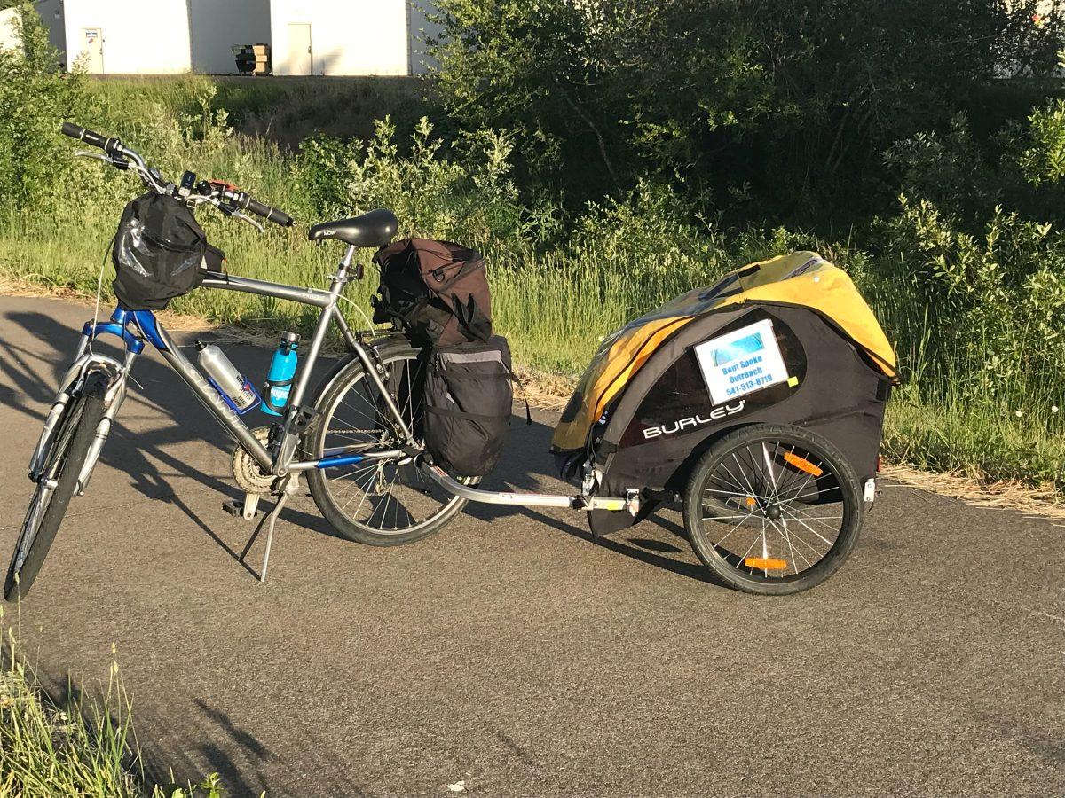 A bike used by Bent Spoke Outreach. (Courtesy of Bent Spoke Outreach)