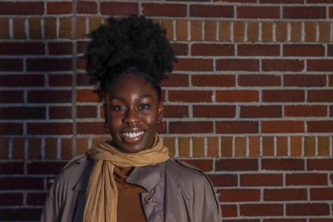 Aim&#233;e Okotie-Oyekan is the Eugene/Springfield NAACP environmental and climate justice coordinator. Representatives from local climate change action groups share their thoughts as Eugene could potentially be the first city in Oregon to ban natural gas hook-ups. (Mary Grosswendt/Emerald)