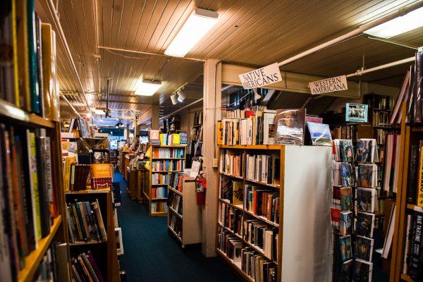 <p>J Michaels Books is located at 160 E Broadway in Eugene, Ore. The Emerald takes a look at five of the most prevalent bookstores in Eugene. (Emerald/Ian Enger)</p>