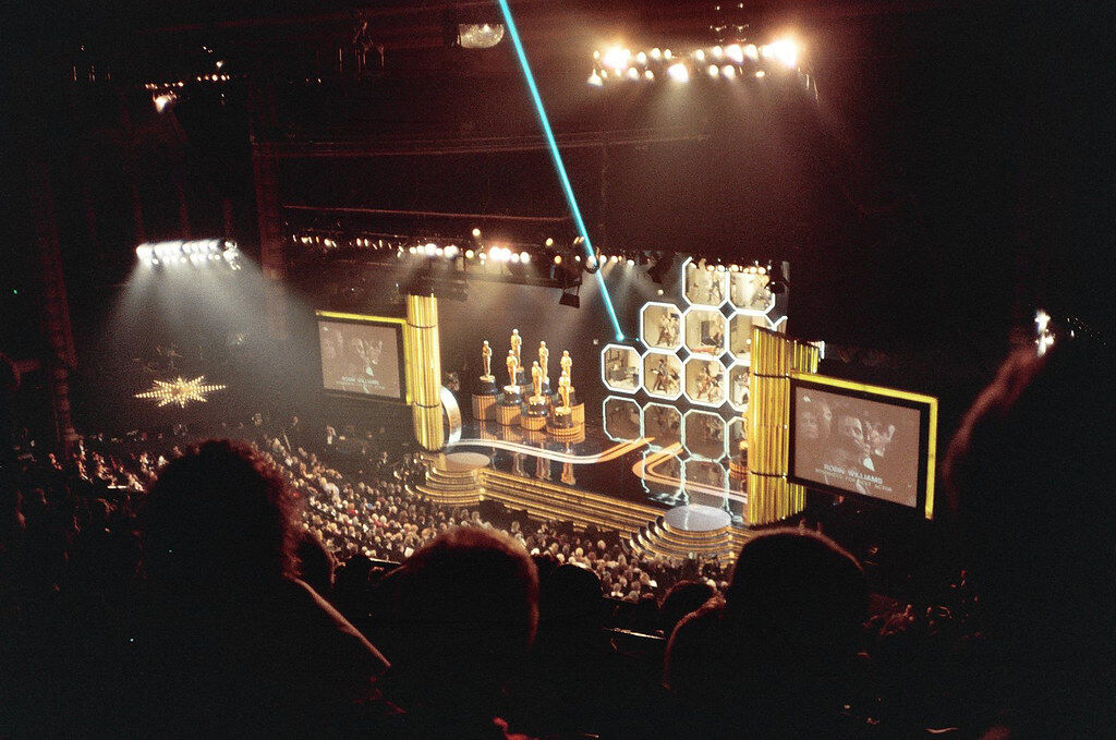 "1988 Academy Awards, view from my balcony seat"&#160;by&#160;Alan Light&#160;is marked with&#160;CC BY 2.0.