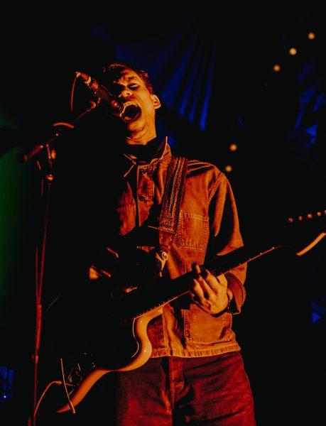 Parquet Courts stopped in Portland on their North American headline tour supporting their seventh studio album titled, “Sympathy For Life.” New York rock band Parquet Courts headlines the Crystal Ballroom in Portland, Ore., on April 25th, 2022. (Ian Enger/Emerald)