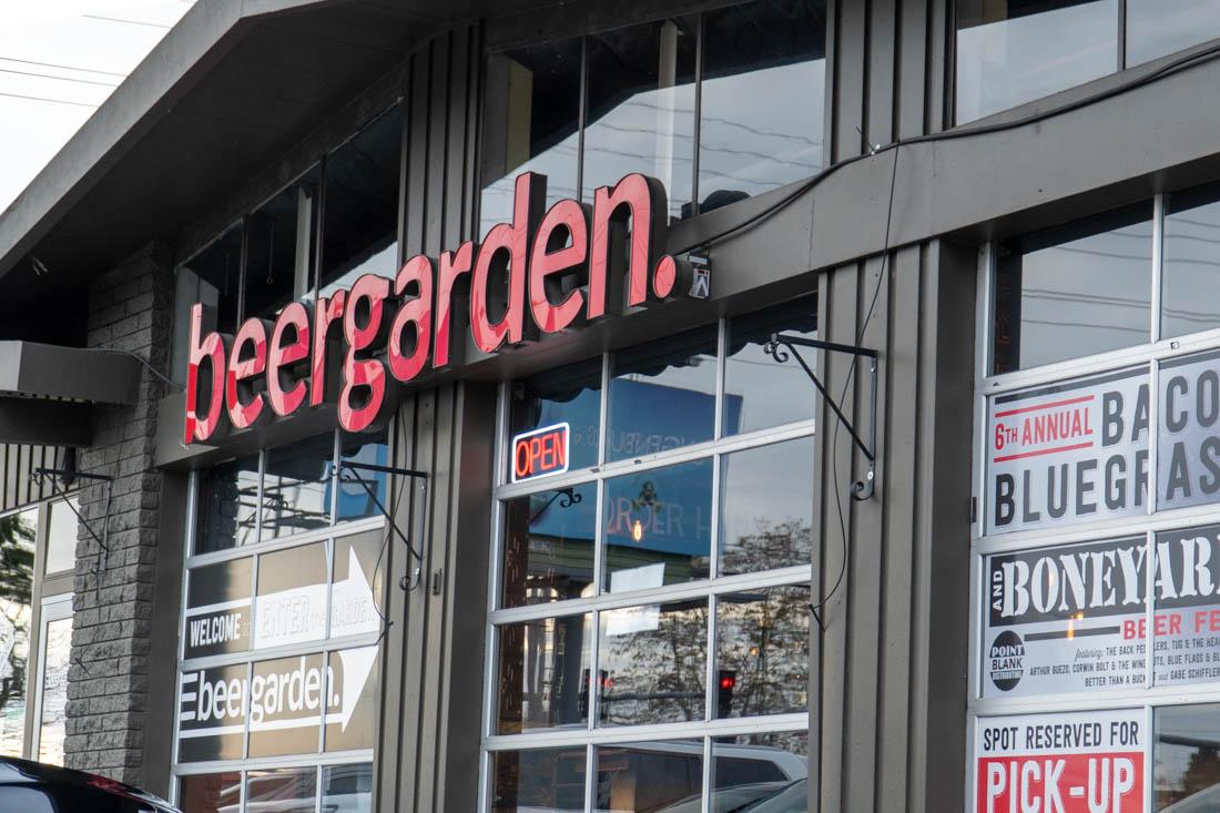 The name Beer Garden says it all, this is the place to go to try a variety of beers. (Ali Watson/Emerald)