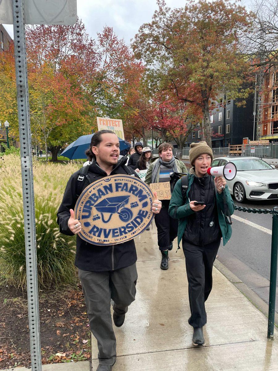 <p>Save the Urban Farm co-organizers Kaleb Beavers and Jenna Witzleben. </p>