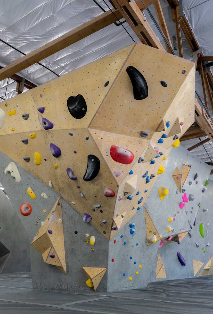 Elevation Bouldering Gym, established in 2017, is a climbing facility located in the Whiteaker neighborhood in Eugene. (Summer Surgent-Gough/Emerald)