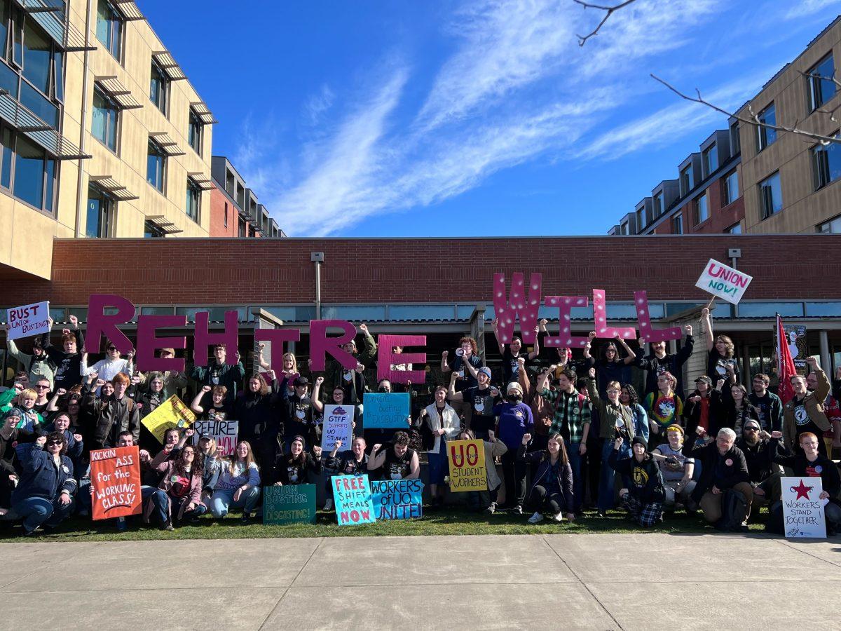 UOSW members and rally attendees