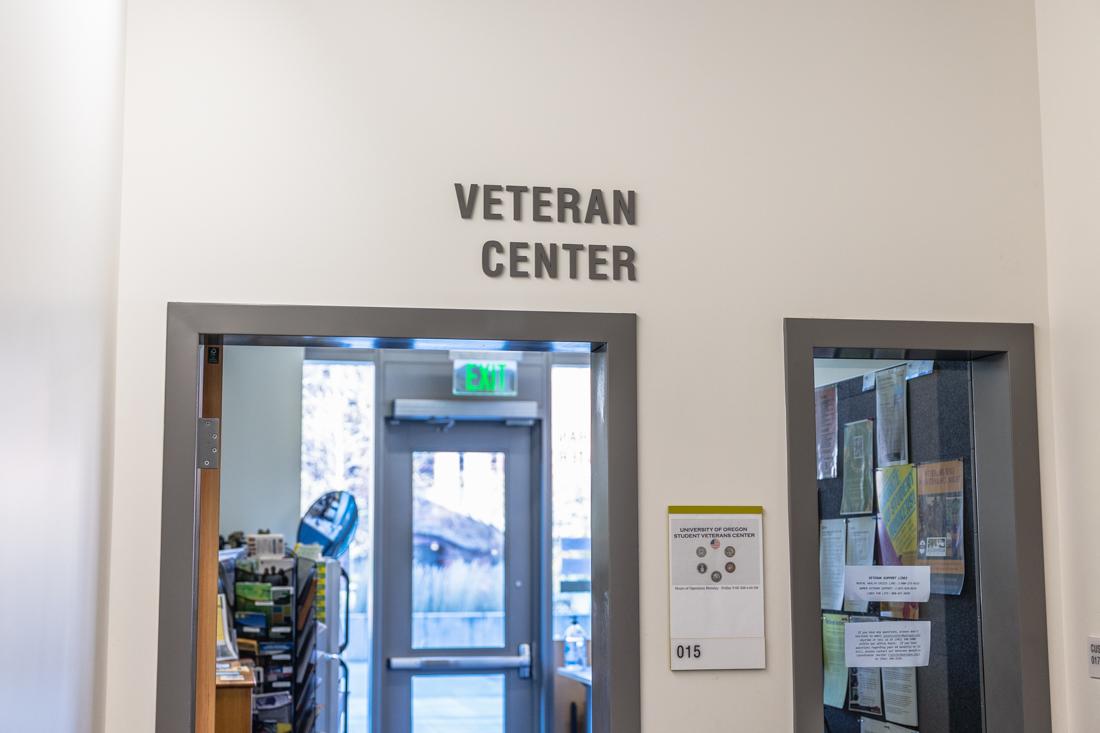 The Student Veterans Center is located on the ground floor of the EMU, in room 015. (Molly McPherson/Emerald)