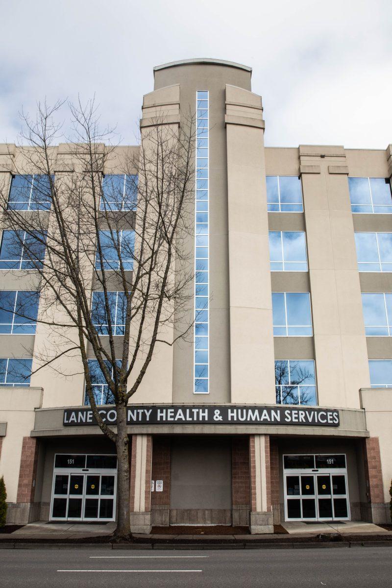 Located on Charnelton St., in Eugene, Ore., the Lane County Health and Human Services building is one of the many location for Lane County citizens to seek help. Lane County faces a spike in rates of suicide in the last few years. (Maddie Stellingwerf/Emerald).