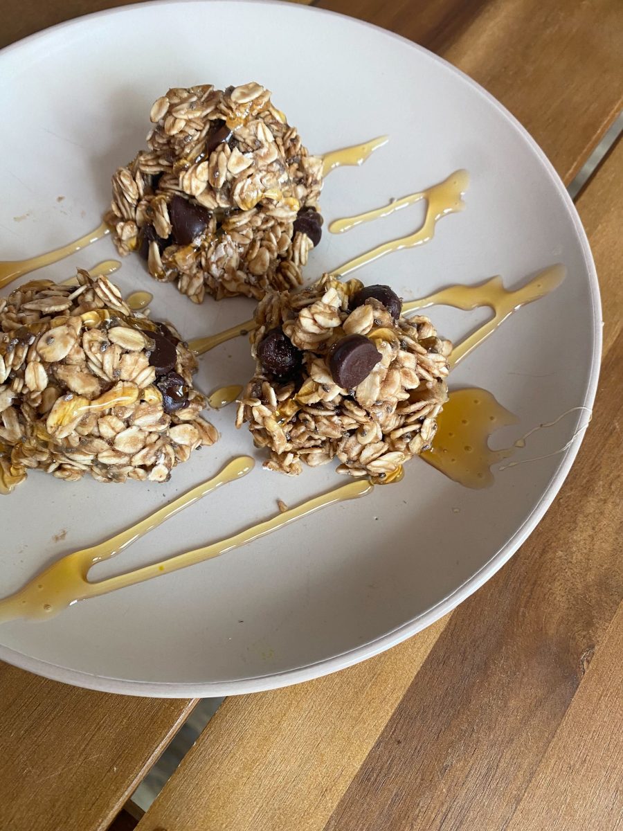 Energy oat balls with honey drizzle. (Jess McComb/Emerald)