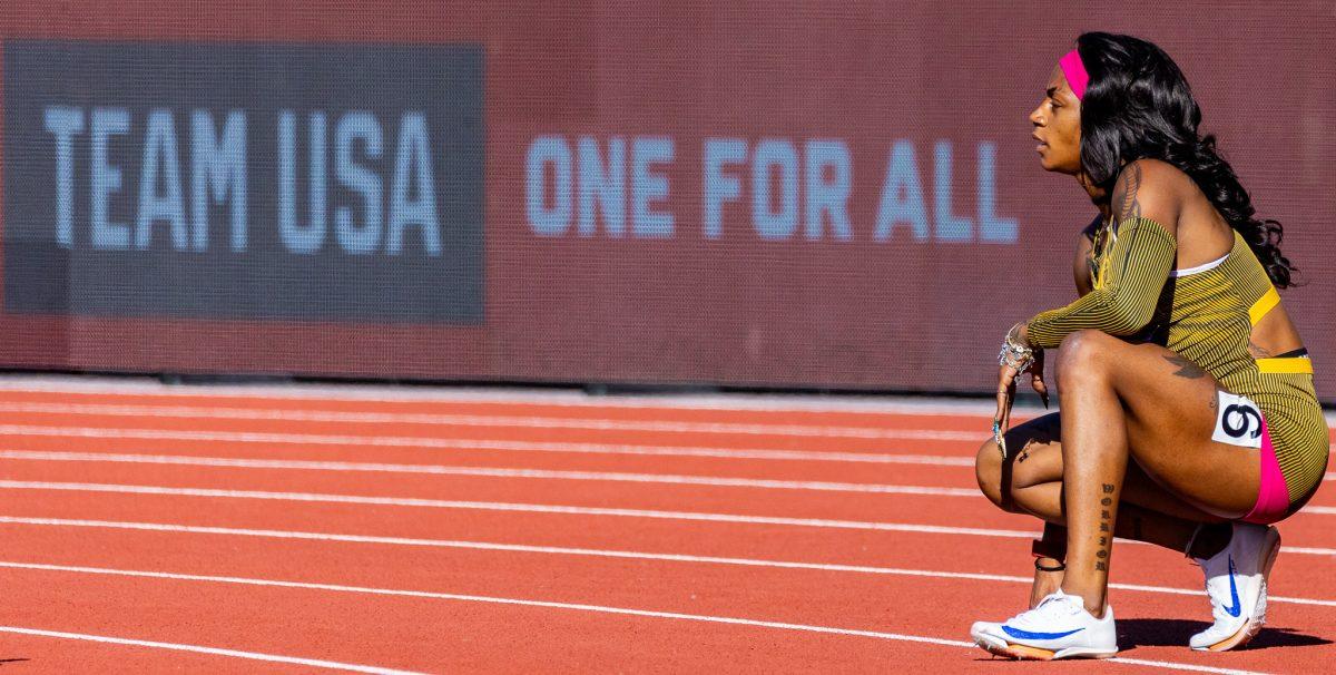 With complications leading to her absence in the last Olympic Games, Sha'Carri Richardson looks to earn the sport to compete in Paris for the 2024 Summer Olympics.&#160;The most elite athletes in the country meet at Hayward Field for the 2024 Summer Olympic Trials in Eugene, Ore. on June 22, 2024. (Jonathan Suni/Emerald)