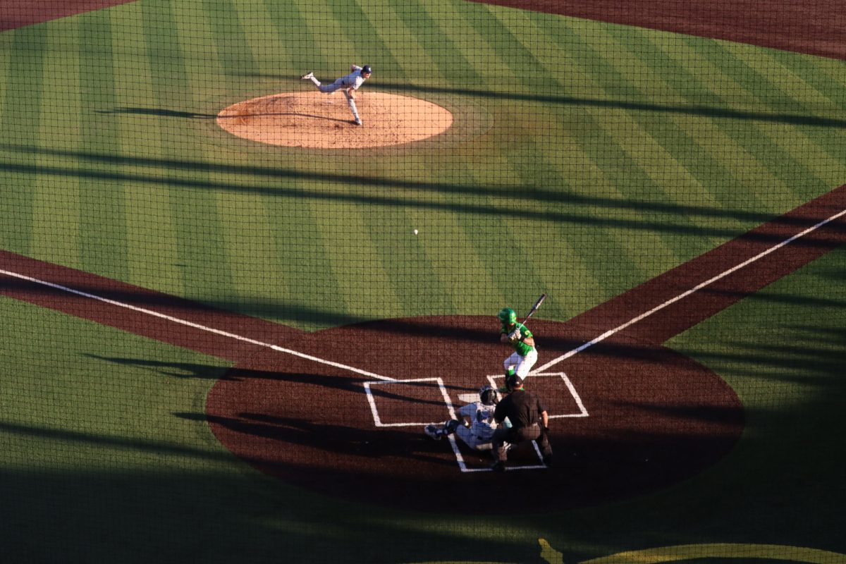 Columbia vs. Oregon game Feb. 28, 2025, at PK Park in Eugene, Ore.