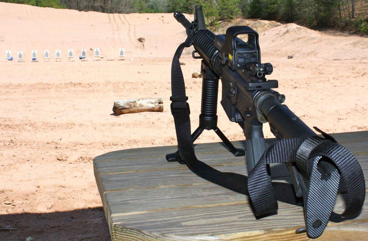 The AR-15 is a popular civilian variant of the M16 assault rifle.(Creative Commons)