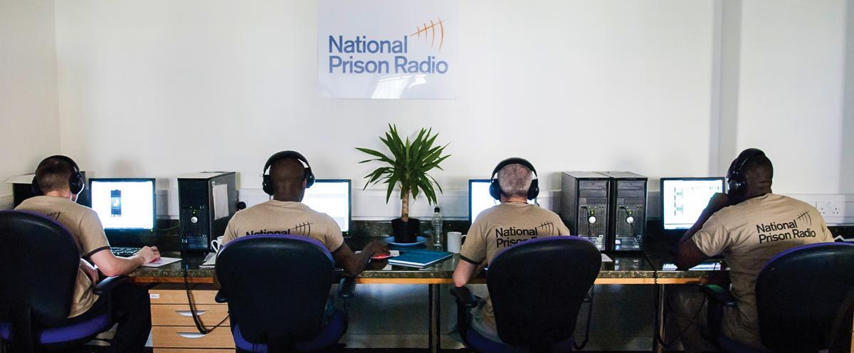 Prisoners are hard at work producing their next broadcast for inmates all over the United Kingdom.