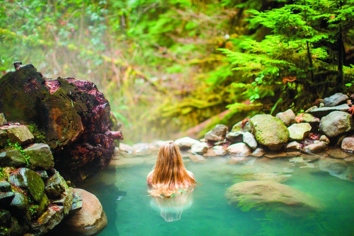 Terwilliger Hot Springs &#8212; better known as Cougar Hot Springs &#8212; is the most popular hot spring among University of Oregon students. Taylor Wilder.