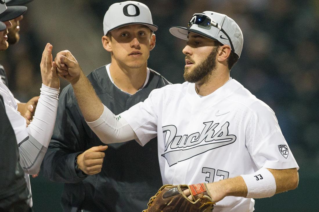 After missing the entire 2015 baseball season due to a knee injury, redshirt sophomore A.J. Balta said he&#160;had something to prove before the 2016 campaign began. He proved it. In Oregon&#8217;s first series of the season at San Diego State, Balta launched two home runs and a triple to help &#8230;