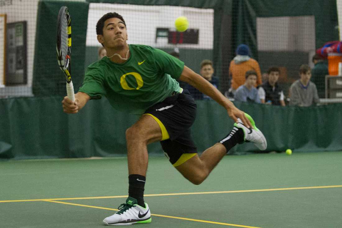 Oregon displayed its&#160;team depth and battled back from a sluggish start&#160;to pick up a 7-0 win over Northern Arizona at home Friday afternoon. Oregon senior and No. 2 player Daan Maasland was a late scratch from singles play due to a minor hand injury, but Oregon responded with a shutout &#8230;