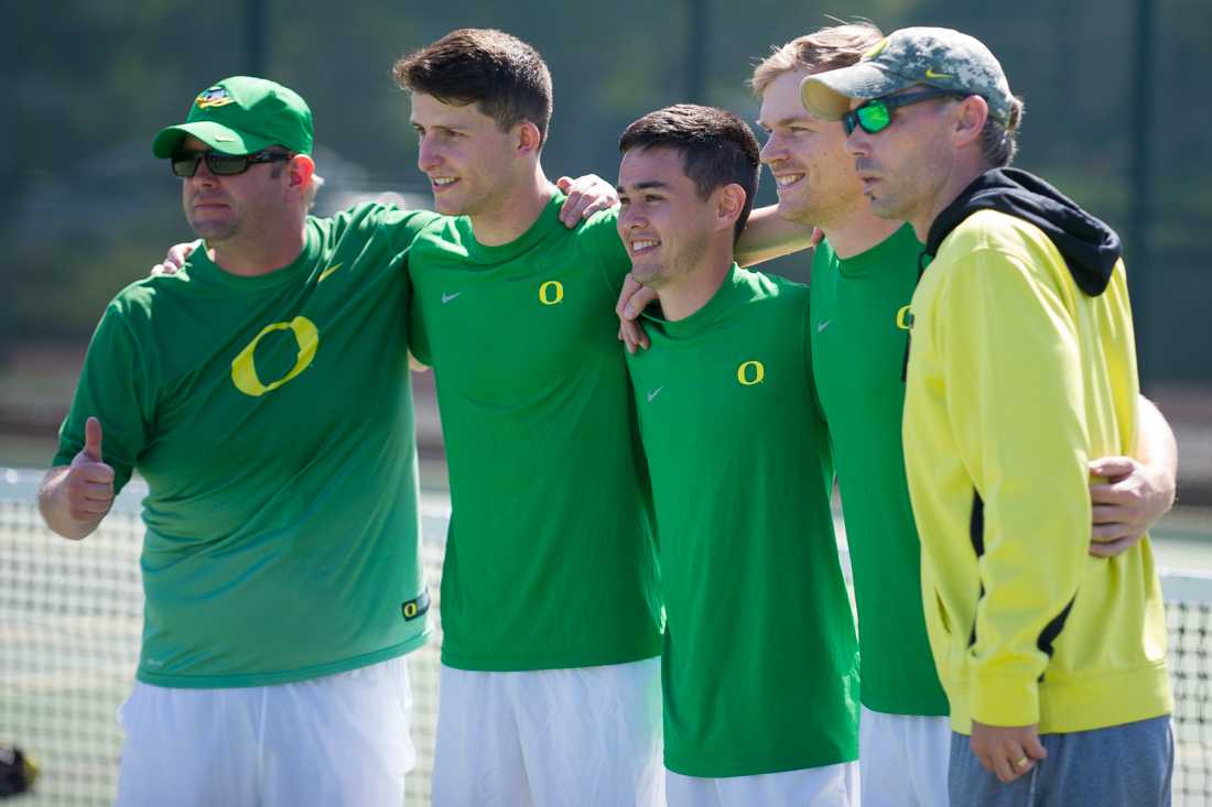 Oregon men&#8217;s tennis concluded its home schedule Sunday&#160;with a 4-0 sweep of&#160;the Utah Utes.&#160;This was the final home match for Oregon&#8217;s three seniors: Daan Maasland, Brent Chin and Bartosz Sawicki. Maasland, who came to Oregon from the Netherlands, is ranked No. 67 in the ITA. During his four years at &#8230;