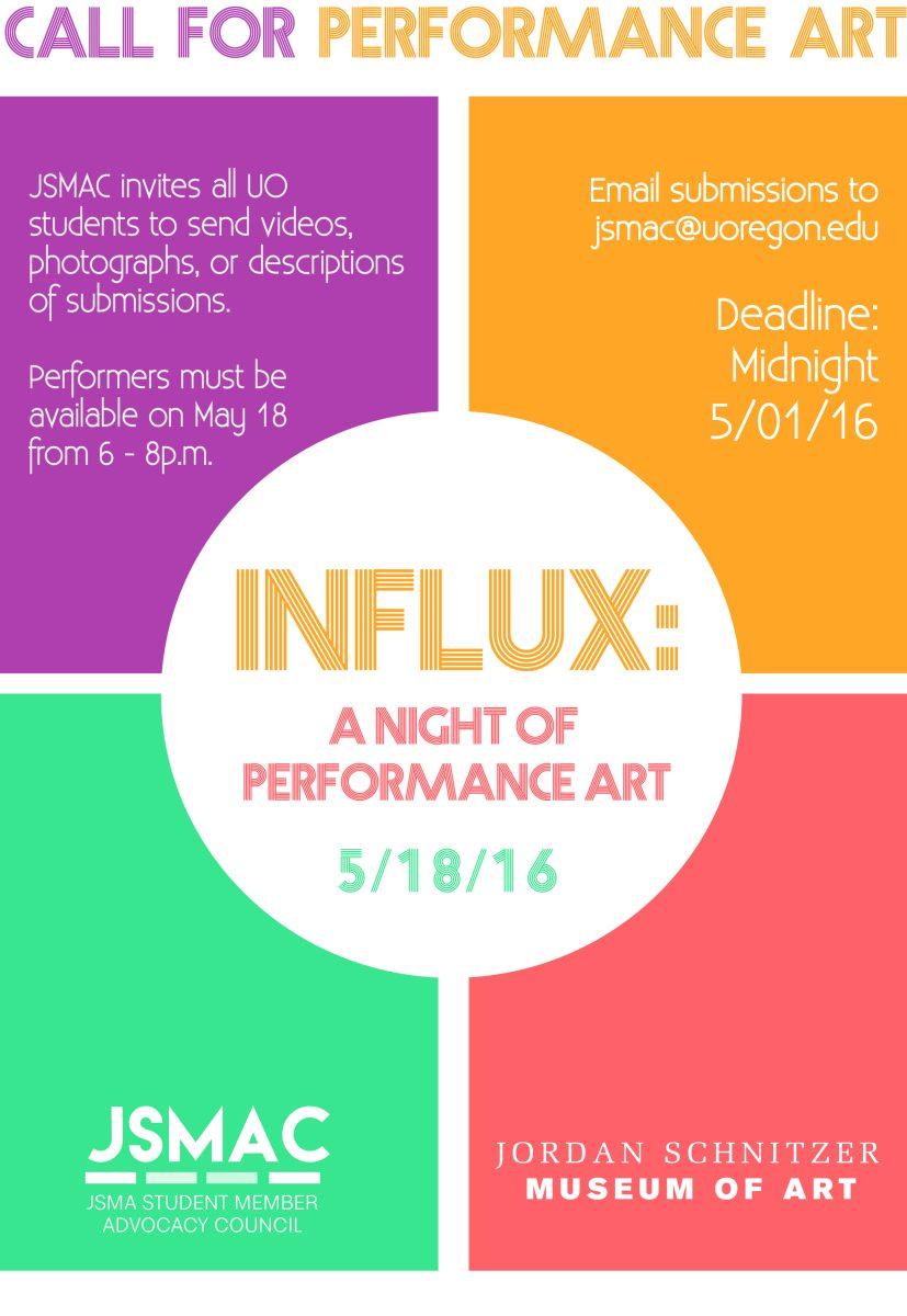 INFLUX will take place on Wednesday, May 18.