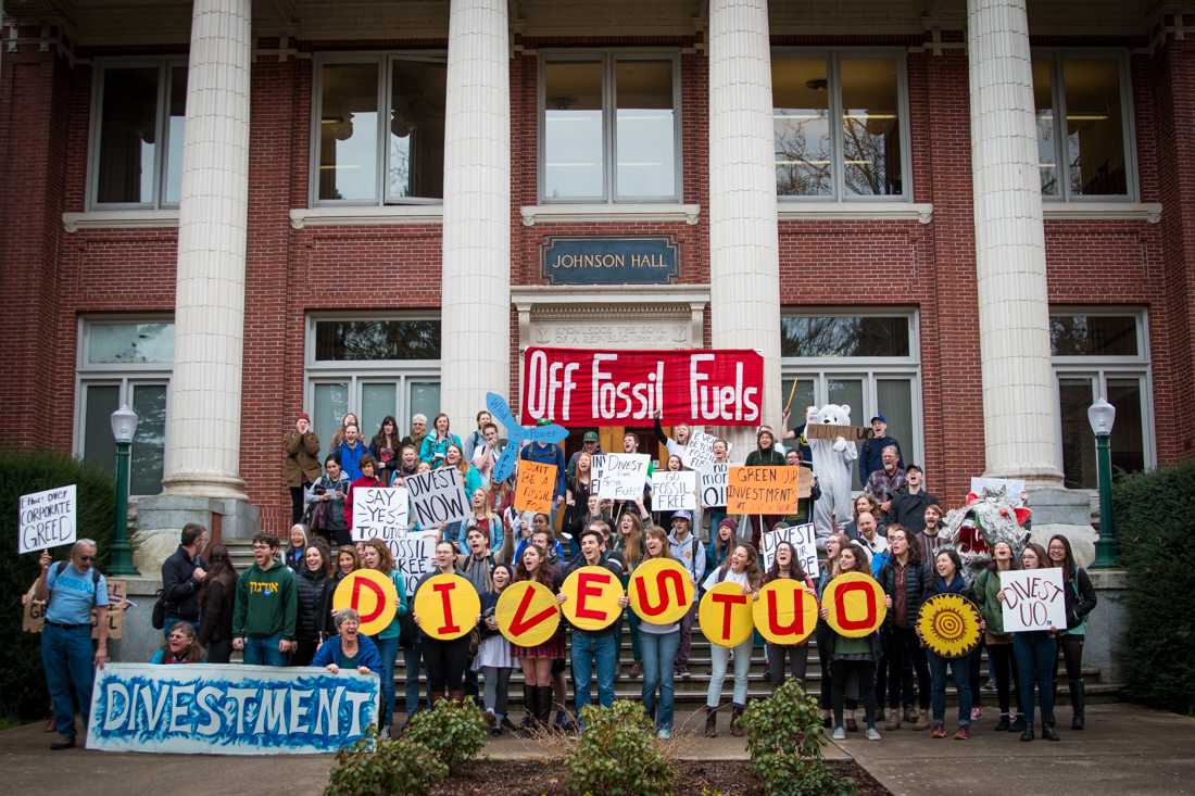 University of Oregon Foundation unexpectedly announced its plan to divest on its website on Sept. 8. &#8220;We are proud to lead the Pac-12 in adopting the first ever environmental, social and governance considerations to help inform our investment decisions,&#8221; a statement signed by Chief Investment Officer Jay Namyet said. UO &#8230;