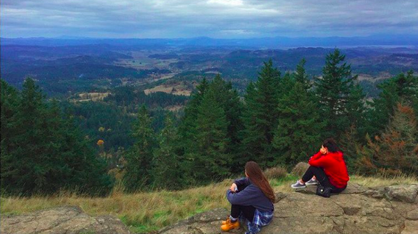 No matter the weather, the peak of Spencer Butte is beautiful. (Miller/Daily Emerald)