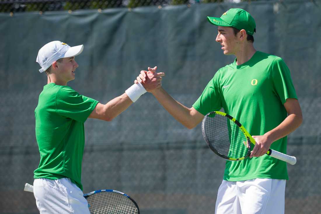 Oregon men&#8217;s tennis concluded its&#160;fall season on a high note. Playing in the Duck Invitational at the Student Tennis Center in Eugene, the Ducks&#160;came away with a pair of wins in the green singles flight and doubles flight. &#8220;It was a really good weekend,&#8221; head coach Nils Schyllander said. &#8220;We &#8230;