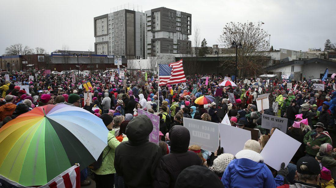 Hours after President Donald Trump placed his hand on two bibles and was sworn in to become the 45th President of the United States, students at the University of Oregon united to demonstrate their anguish. At first, marches and rallies throughout the weekend reflected anger and fear in Eugene. Unity &#8230;