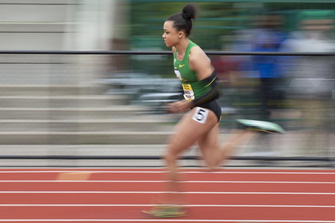 In hopes of improving their marks before the Pac-12 Championships, which takes place in a week, the throwers, sprinters and distance runners of the Oregon track and field team returned to Hayward Field for the Oregon Twilight on Friday. &#8220;It&#8217;s been a long time since our last race here,&#8221; said &#8230;