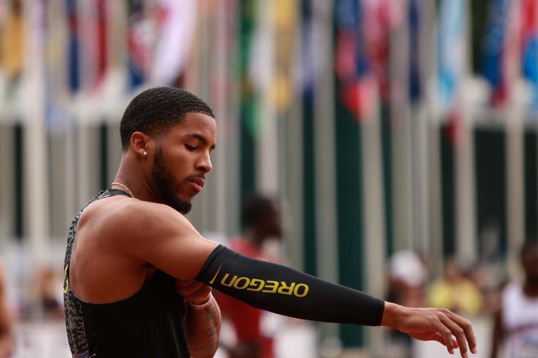 In a day that is typically devoid of drama, Oregon senior Kyree King gave Ducks fans a reason to watch at the NCAA Track and Field Championship preliminary rounds on Wednesday. King, a former Western Kentucky standout who transferred to Oregon for his final year, played a part in three &#8230;