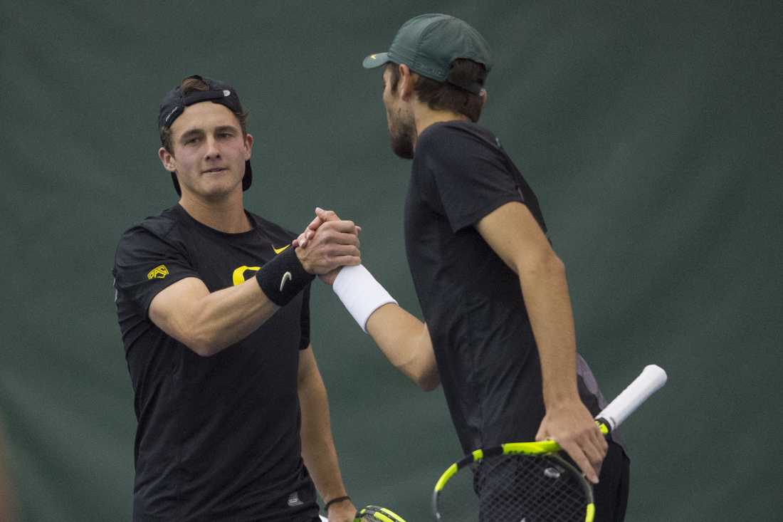 Over the course of the 2017 spring season, the Ducks rolled out eight different combinations of players in doubles action. Head coach Nils Schyllander shuffled different players in, out and around the lineup. But there was one pair that Schyllander always sent out together: Thomas Laurent and Cormac Clissold. That &#8230;