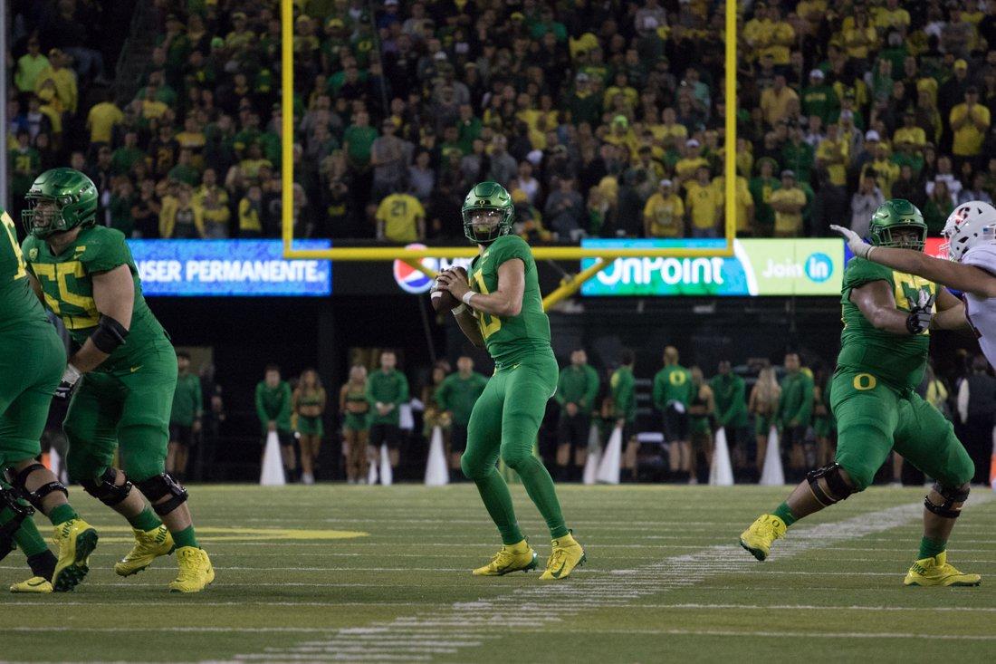 The aftermath of No. 7 Stanford&#8217;s 38-31 overtime victory over No. 20 Oregon was chaos. Stanford players yelled and screamed, running around with too much energy to channel. Within the chaos, ESPN&#8217;s sideline reporter Maria Taylor grabbed Stanford head coach David Shaw, running back Bryce Love and quarterback KJ Costello &#8230;