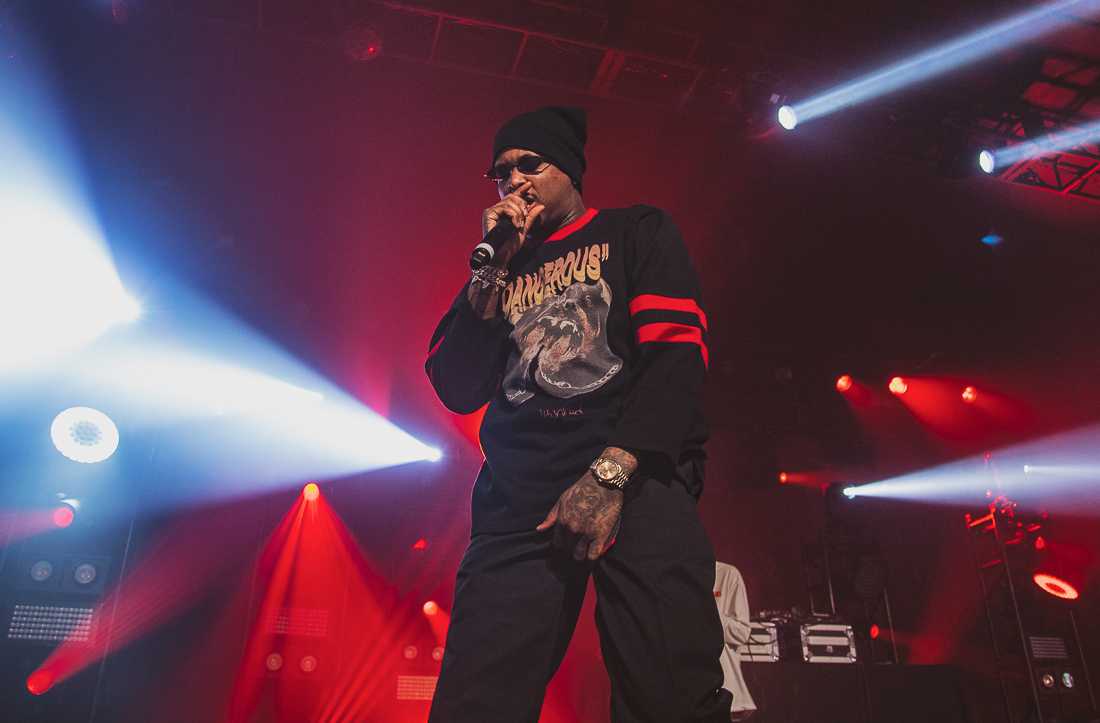 YG sells out night one of the 'Stay Dangerous' tour at the Roseland Theater in Portland, Ore. on Jan. 19, 2019. (Henry Ward/Daily Emerald)