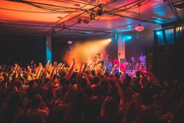 <p>Earthgang opens up their set. Earthgang, supported by Benji and Guapdad 4000, perform on their Mirrorland tour on Nov. 13, 2019 at WOW Hall in Eugene, Ore. (DL Young/ Emerald)</p>