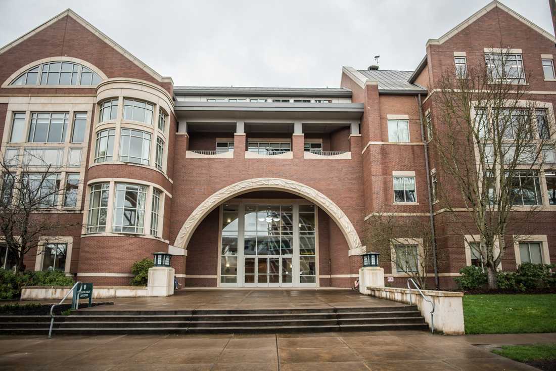 After decreased enrollment in the University of Oregon Law School, the University has changed its admission policy to allow 10 percent of incoming students to not take the LSAT. (Marissa Willke/Emerald)