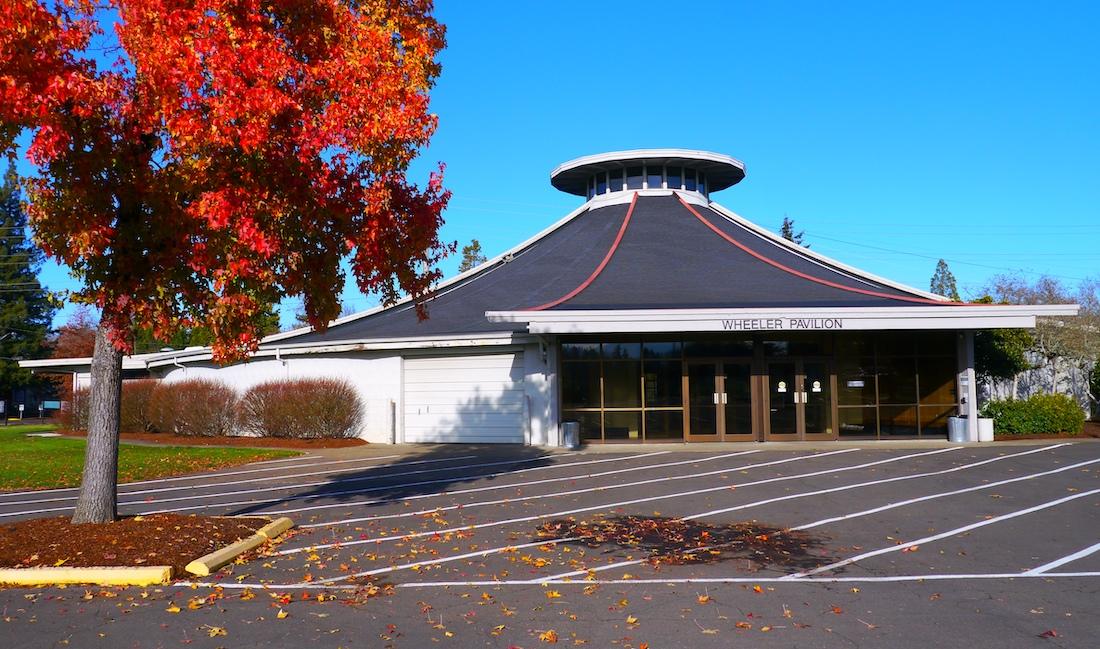 The Wheeler Pavilion is located at the Lane County Fairgrounds off of West 13th Avenue in Eugene, Oregon. (Rick Obst/Creative Commons)