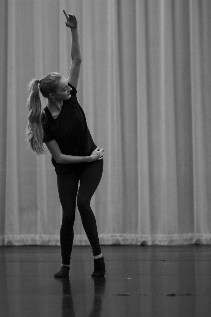 Brittney Hietala is a senior and dance major at the University of Oregon. For spring term, she's dancing at home instead of in a UO studio. (Courtesy of&#160;Brittney Hietala)