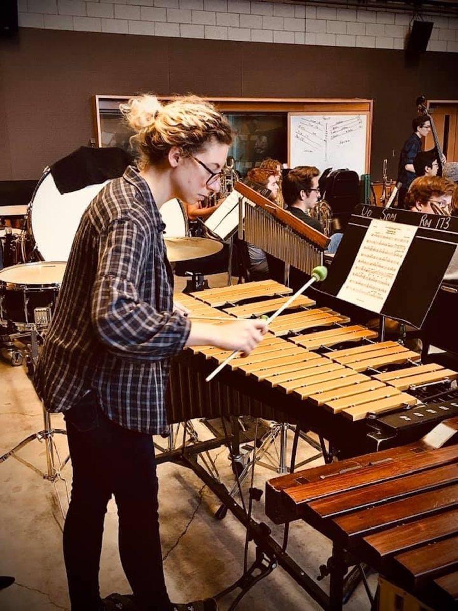 Natalie North studies&#160;percussion performance and music theory at the University of Oregon. (Courtesy of Natalie North)