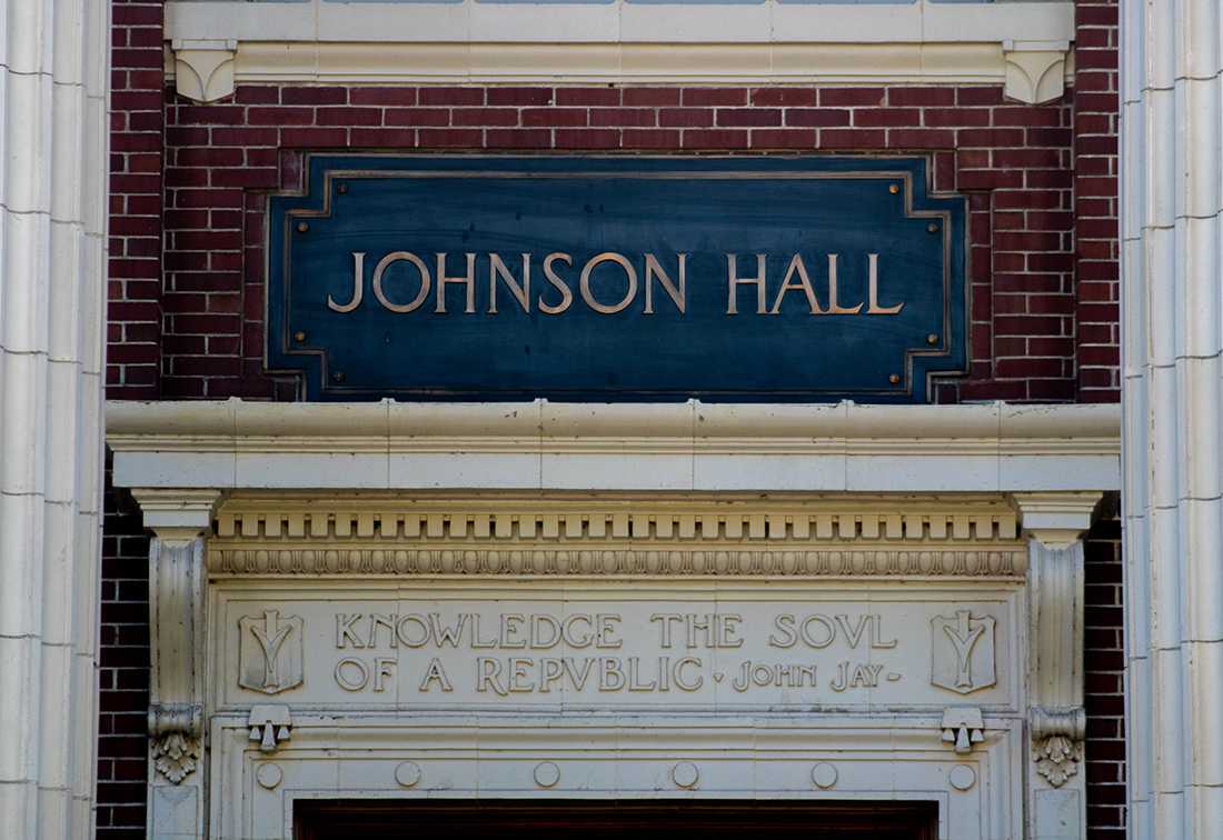 Constructed in 1915, Johnson Hall is one of the oldest buildings at the University of Oregon. Johnson Hall is the main administrative building at the U of O. (Will Geschke/Emerald)