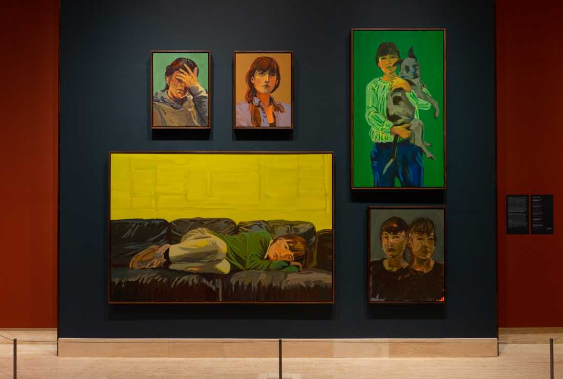 This series of portraits by Claire Tabouret is featured as part of the Jordan Schnitzer Museum of Art&#8217;s &#8220;Shared Visions&#8221; exhibition. The paintings are acrylic on panel. After closing in the spring due to the COVID-19 pandemic, the JSMA recently reopened its doors to the public. (Summer Surgent-Gough/Emerald)