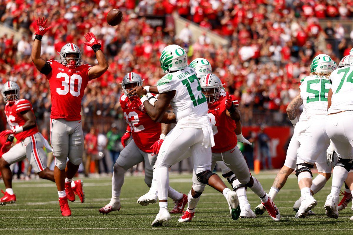 Ohio State plays Oregon on Saturday, September 11, 2021 at Ohio Stadium in Columbus, Ohio. Oregon defeated Ohio State 35-28. (Courtesy Ohio State Athletics)&#160;