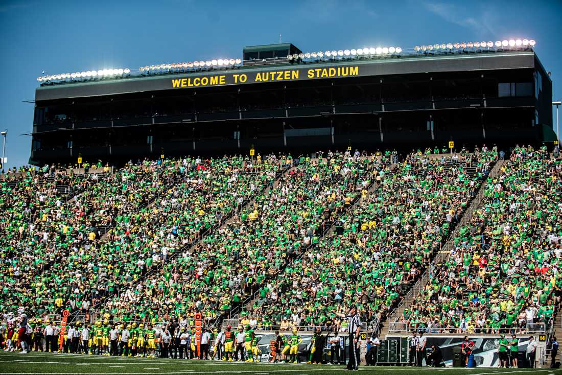 Autzen Stadium welcomes back fans for the first time since 2019, just under two years of the world facing the COVID-19 pandemic. The Oregon Ducks host Fresno State on September 4th, 2021, for game one of the 2021 season.