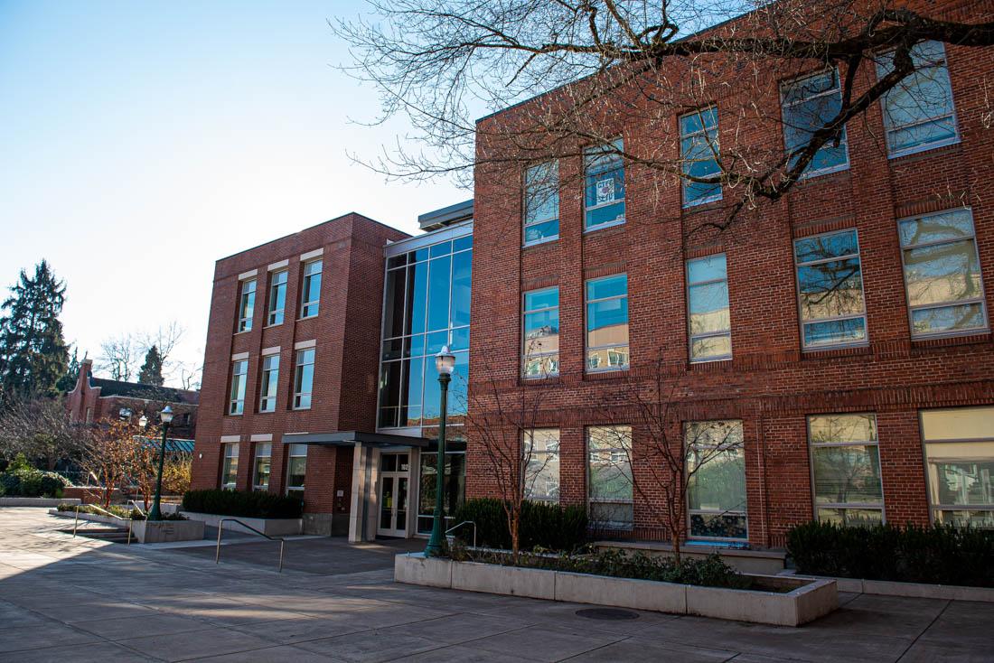 <p>Allen Hall is home to the University of Oregon’s School Of Journalism and Communication. (Ian Enger/Emerald)</p>