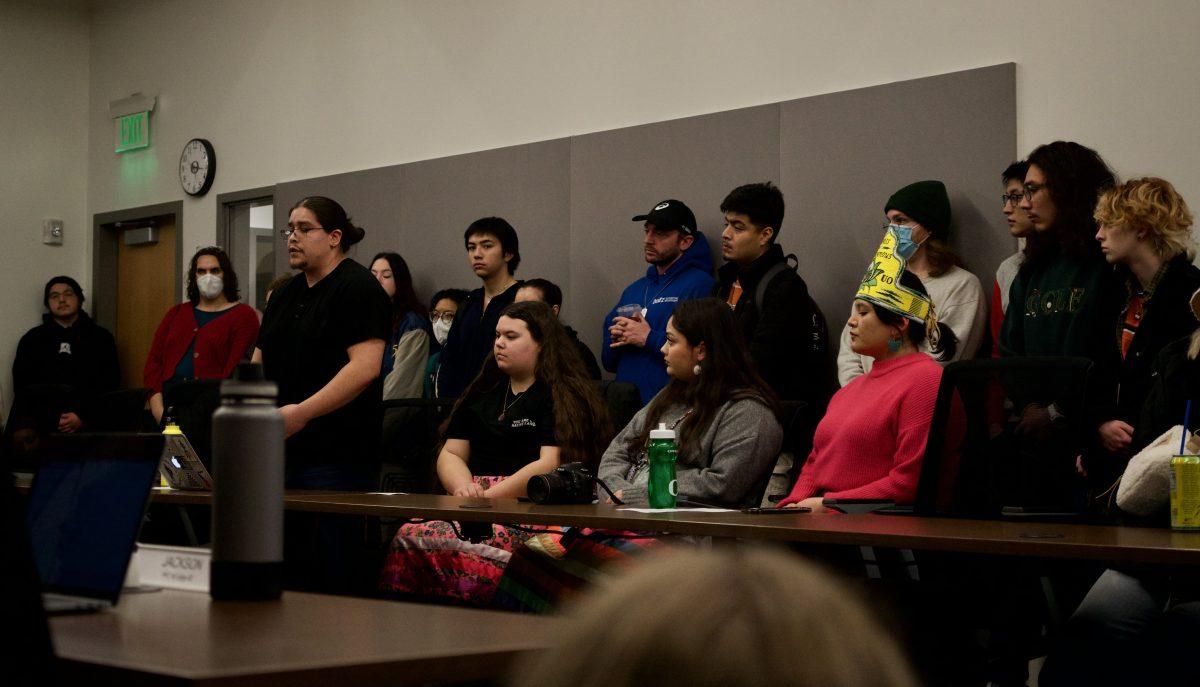 Members of NASU at a budget meeting (Owen&#160;Lowe-Rogstad)