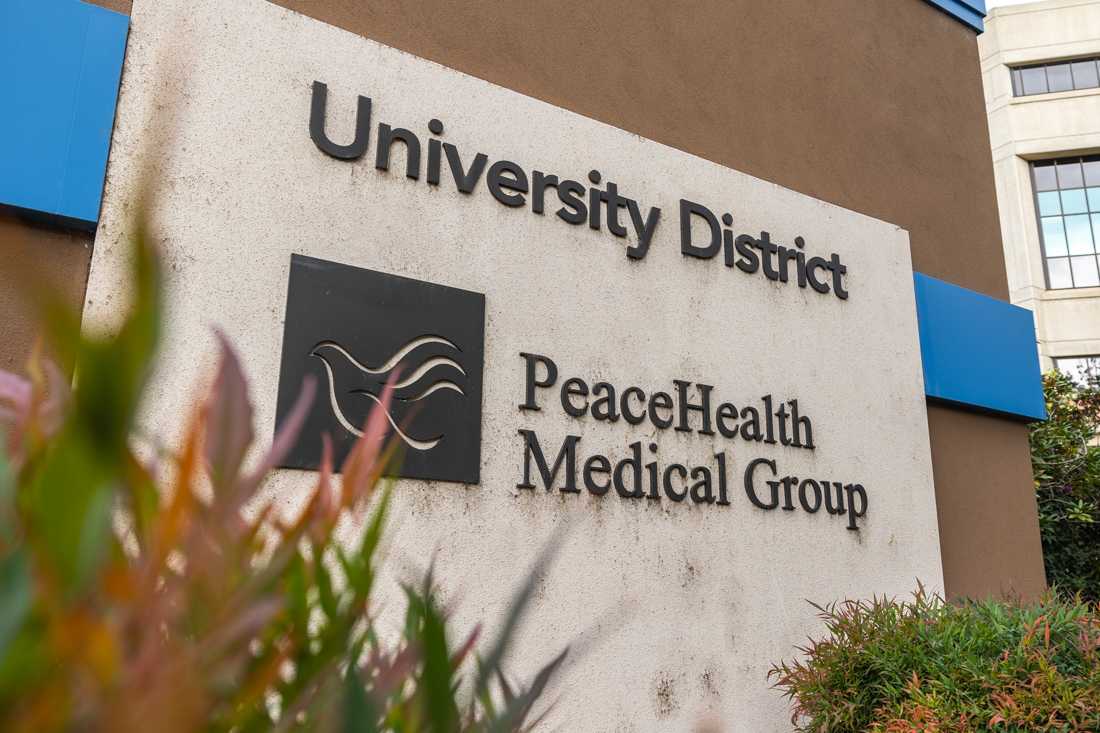 The University District Hospital sits on Hilyard St. in Eugene, Ore. PeaceHealth announced, on Aug. 22, 2023, that the University District hospital has begun the process of shutting down. The emergency department, inpatient rehabilitation, and other medical services plan to be transferred to the RiverBend Hospital in Springfield, Ore. (Molly McPherson/Emerald)