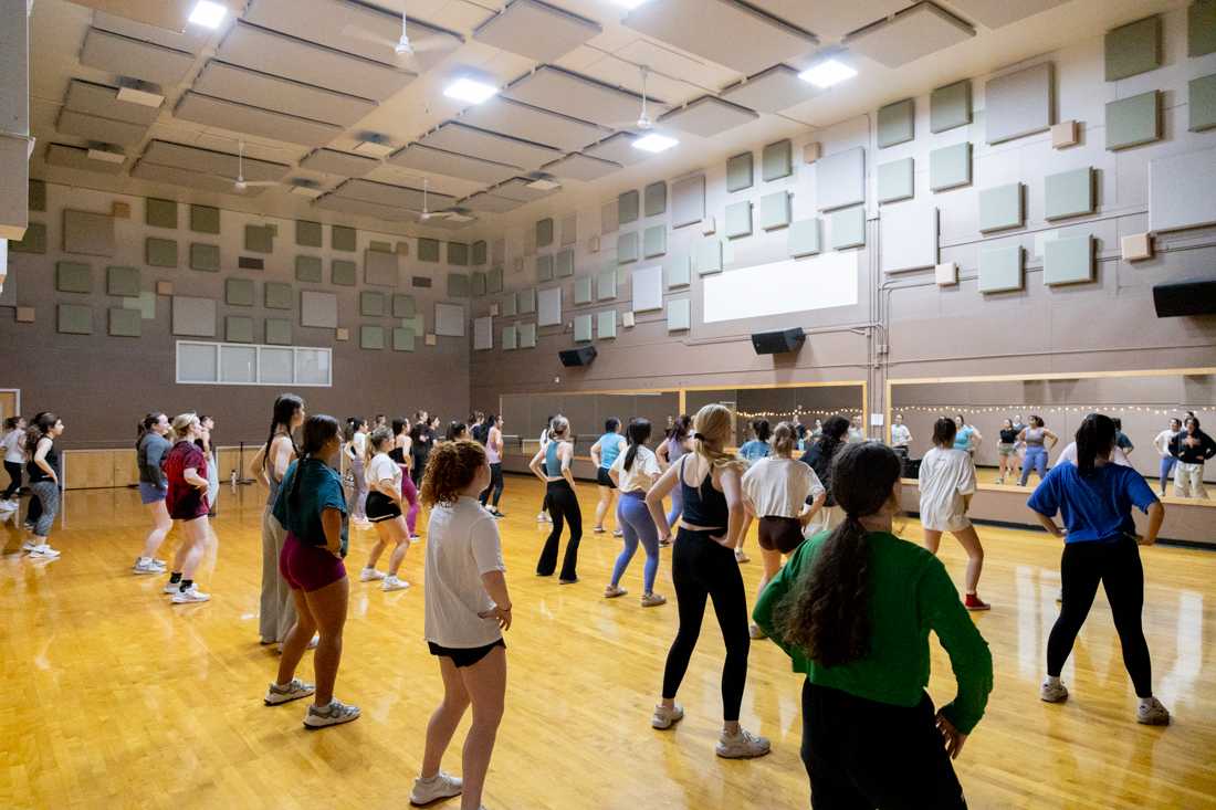 Explicit Dance is offered every Sunday starting at 6:00 p.m. at the Rec Center. The Explicit Dance class is offered through the University of Oregon Rec center in Eugene, Ore. (Kemper Flood/Emerald)