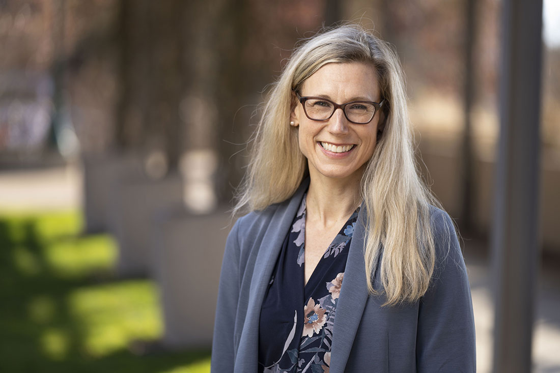 Laura Lee McIntyre, Interim Dean at the University of Oregon College of Education, is part of the selection committee for the new Dean of the Lundquist College of Buisness. (Courtesy of Chris Larsen)