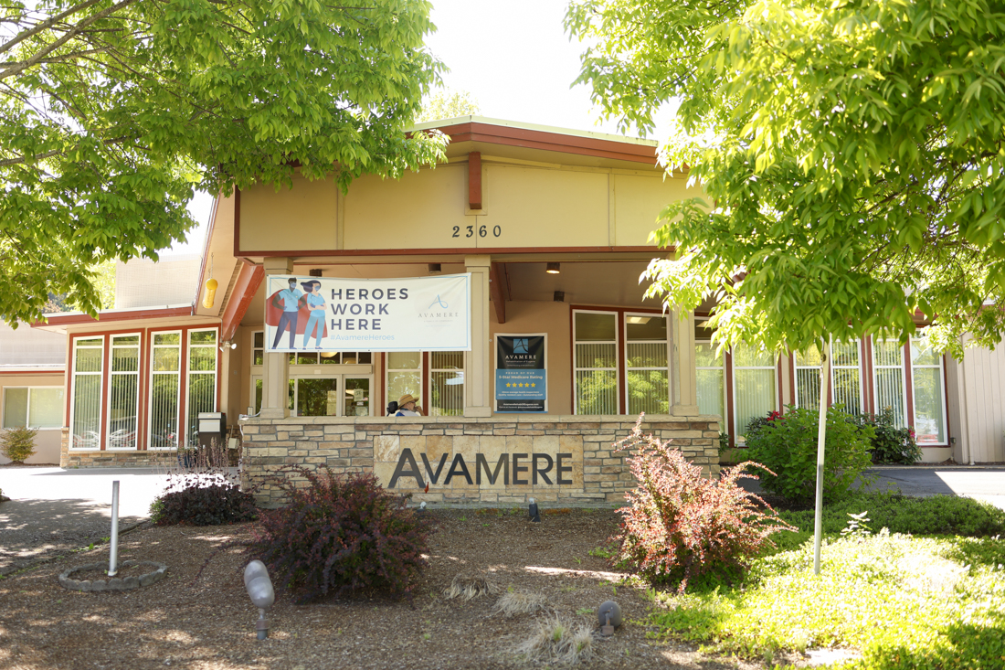 Avamere Living, a Eugene Nursing facility, is seen on May 16, 2024. (Alex Hernandez/Emerald)