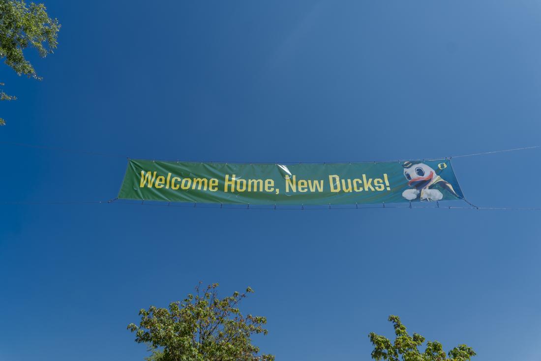 Introducktion kicked off last week as the University of Oregon welcomes the class of 2028 to campus (Lulu Devoulin/ Emerald)