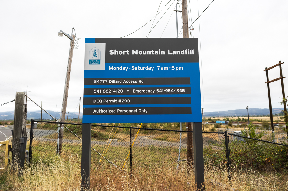 Short Mountain Landfill is a permitted municipal landfill located south of Eugene. (Molly McPherson/Emerald)