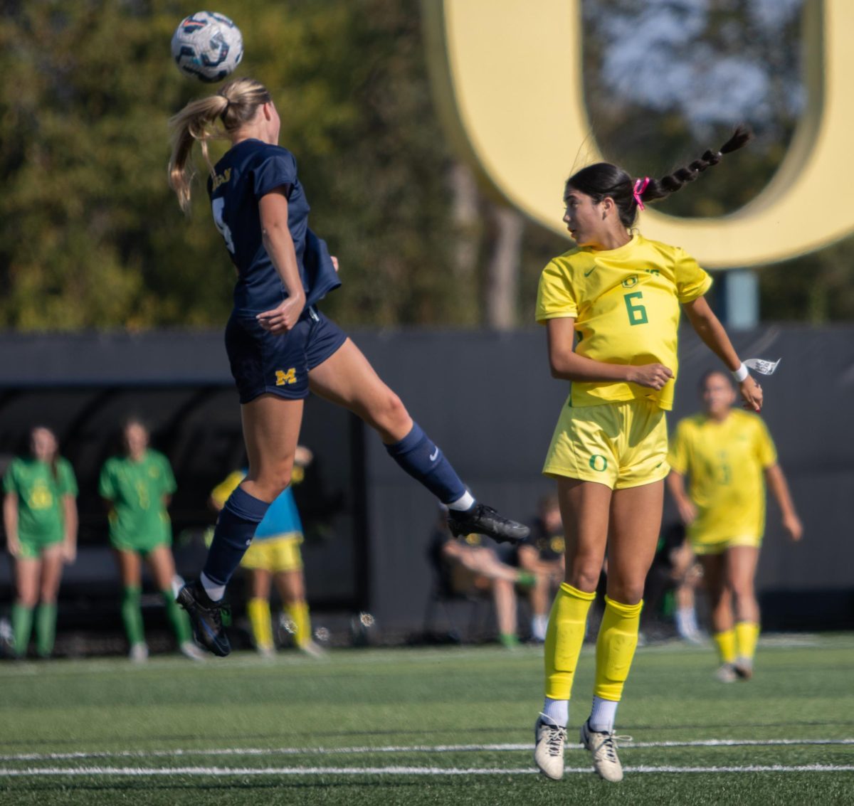 Photos: Oregon vs. Michigan Women's Soccer played against each other Sunday the 12th