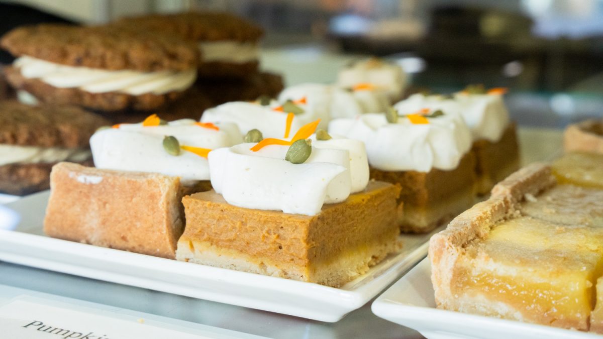 Pumpkin Pie Bar From Noisette Pastry Kitchen, Oct. 23, 2024, Eugene, Ore. (Jordan Martin/Emerald)